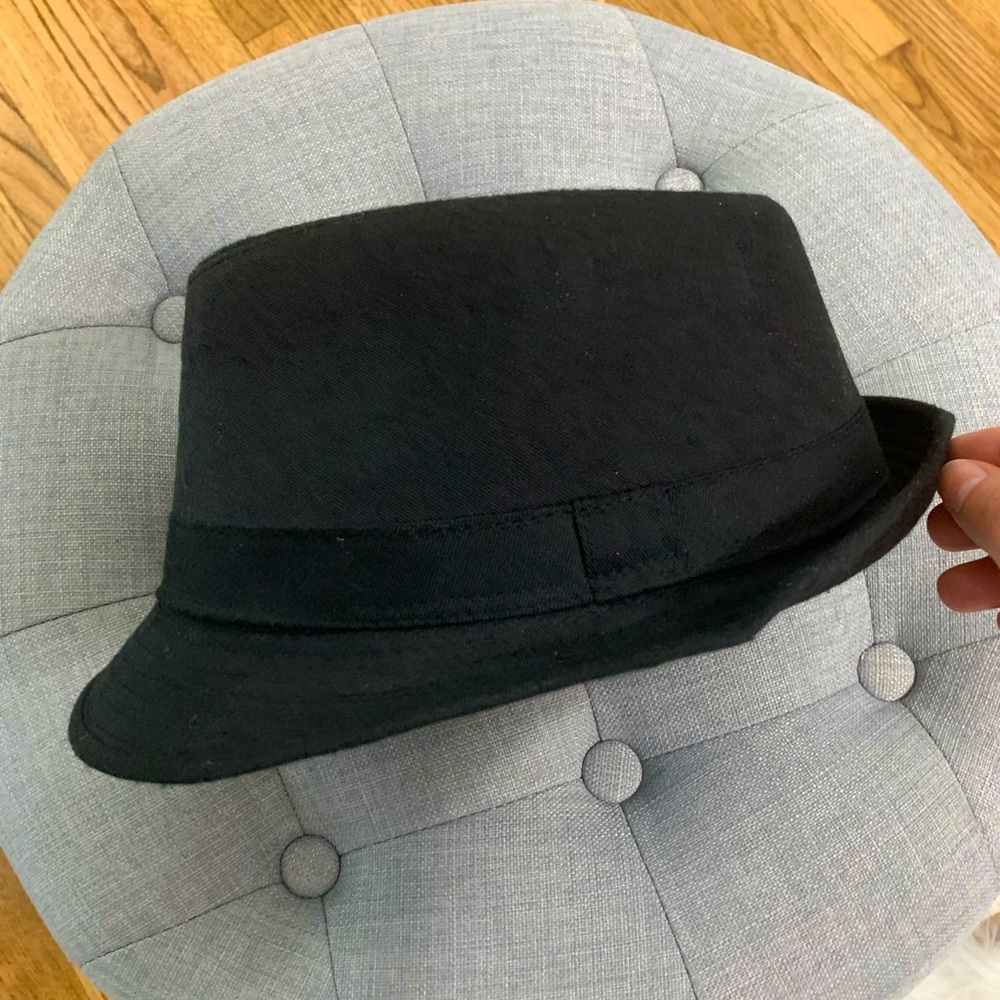 Men Women Unisex Vintage Manhattan Fedora Hat Warm Fedora - Black